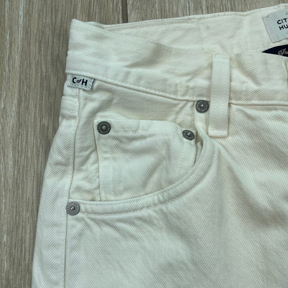 Citizens of Humanity Gaucho Jeans 24 Marzipan High Rise Wide Leg Crop USA - Picture 15 of 15